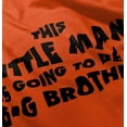 thumbnail image 4 of Little Man Going to Be a Big Brother Youth T Shirt Tee Boys Infant Toddler Brisco Brands 18M, 4 of 5