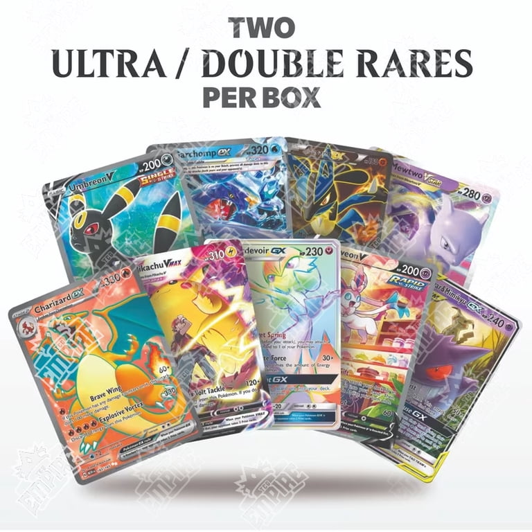 pokemon card lot 100 official tcg cards ultra rare included Genuine Joblot Bundle Including Rares, V's, EX,GX Holo Rare Cards 5 Reverse Holo Cards Pokémon 100 Pokemon Card Lot