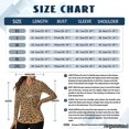 thumbnail image 7 of Jeiento Long Sleeve Women's Golf Shirts, Leopard Print Retro Sports Tops, V Neck Moisture Wicking Quick Dry Sun Protection Top for Court Practice and Outdoor Travel, 7 of 7