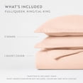 thumbnail image 4 of Comfort Canopy - Ultra Soft & Breathable - Duvet Cover Set with Shams, Twin/Twin-XL, Blush Pink, 4 of 11