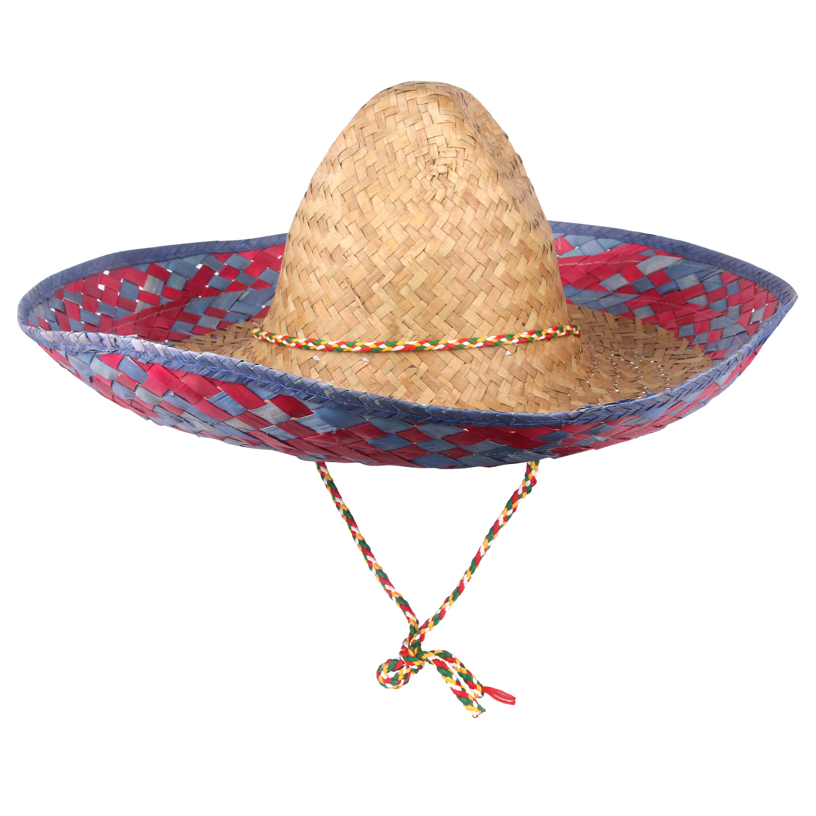 18inch Mexican Sombrero Hat, Straw Hat Mexican Costume Sombrero Kids Cinco de Mayo Spanish Fiesta - image 3 of 9