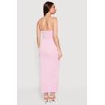 thumbnail image 3 of Women's Ribbed Knit Front Slit Scoop Neck Dress, 3 of 3