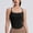 Black, variant on HaoXianJian Women's Racerback Workout Athletic Running Tank Tops for Women with Built in Bra Basic Running Tanks Padded Yoga Athletic Camisole