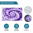 thumbnail image 6 of Purple Ombre Placemats Set of 8, Modern Abstract Tie Dye Painting Art Placemats for Dining Table, Place Mats for Kitchen Tabletop, Waterproof Wipeable Dining Table Mats Set, 6 of 9