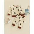 thumbnail image 4 of TSEXIEFOOFU Baby Girls Boys Autumn 2Pcs Outfit Sets Long Sleeve Tai Chi Diagram Print Tops + Drawstring Pants, 4 of 8
