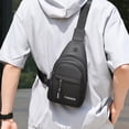 thumbnail image 4 of Xihbxyly Riñonera con Cremallera Horizontal, Impermeable, para Deportes Al Aire Libre, Correa Ajustable y Ampliable, Práctico Bolsillo Frontal con Cremallera, Ideal para Viajes, Running y Ocio, Multi, 4 of 7