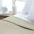 Grand Hotel Woven Cotton Blanket, Twin, Ivory