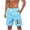 Sky Blue, variant on SELONE Men's Casual Vacation Swim Trunks Hawaiian Board Shorts Drawstring Beach Shorts with Pockets Bathing Suit