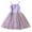 Purple, variant on Spaghetti Strap Dress for Girls 6M-4T Star Sequin Sleeveless Ribbed Dresses Casual Toddler Puffy Tulle Dress, Pink, 2 Years
