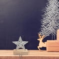 thumbnail image 3 of Christmas Star Stocking Hanger Silver Diamond, 3 of 3