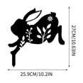 thumbnail image 3 of Acrylic Bunny Garden Decor, 17" Rabbit Yard Decor, Metal Yard Art Animals Garden Stakes Rabbit Silhouette, Rabbit Yard Decorations Outdoor, Bunny Garden Art for Flowerbeds Planters Patios Lawn, 3 of 5