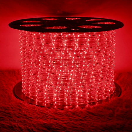 

50/100/150/300Ft LED Rope Light In/Outdoor Cuttable Flexible Lights Strip