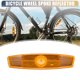 thumbnail image 4 of 4pcs Reflectores para bicicleta Reflector de advertencia para bicicleta 4.49"x1.10"x0.39" ABS Amarillo, 4 of 6