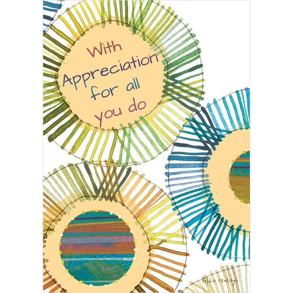 Shared Blessings With Appreciation 1 Count Religious Ministry Thank You Card, KJV Scripture Bible Verse, Envelope Included