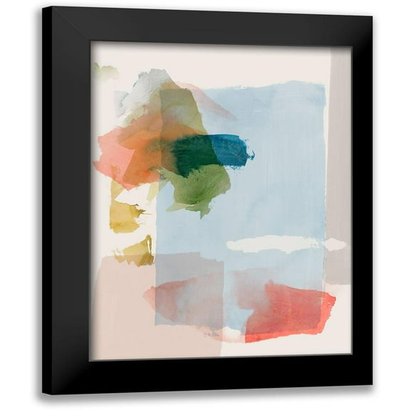 PI Studio 12x14 Black Modern Framed Museum Art Print Titled - Jigsaw I