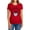 Red, variant on Bumblebee Head Women's T Shirt, Athletic Heather, Small