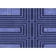thumbnail image 1 of Ahgly Company Machine Washable Indoor Rectangle Transitional Blue Area Rugs, 6' x 9', 1 of 7