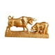 thumbnail image 1 of Estatua de toro y oso, 11 x 3 x 5,3 pulgadas, colección Feng Shui, escultura animal Dorado, 1 of 9
