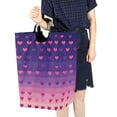 thumbnail image 4 of Yayeee Freestanding Laundry Hamper with Handle Collapsible Large Storage Basket for Clothes, Gradient Love, 4 of 7