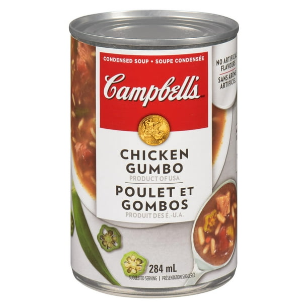 Soupe poulet et gombos condensée de Campbell's