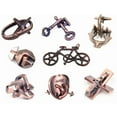 thumbnail image 3 of Funny Gifts Brain Game Early Learning Intelligence Puzzle Intelligence Game Intelligence For Children Adults Puzzles Game Metal Wire Puzzle Metal Brain Teaser Toys Luban Lock Puzzle Toy 25, 3 of 8