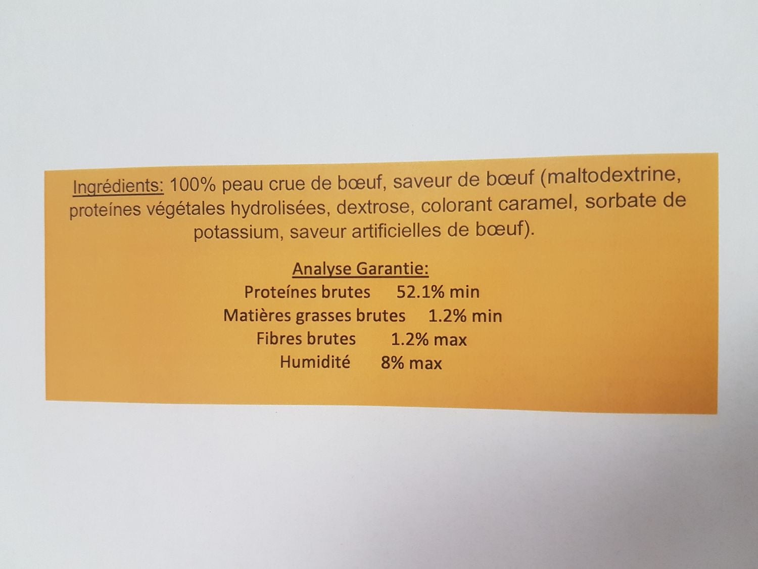 Masters Best Friend Beef Flavor Rawhide Strips Dog Treats