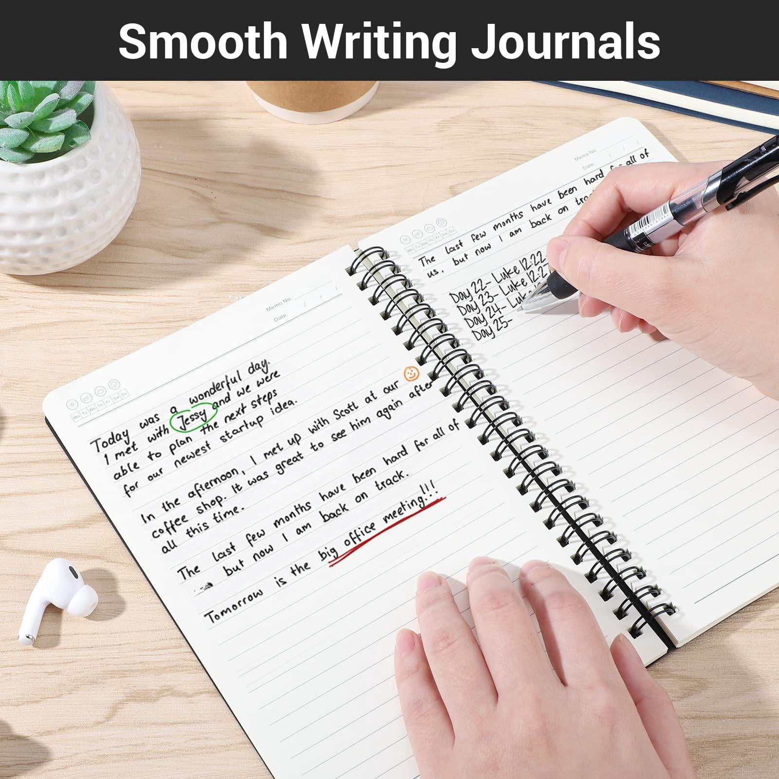 College Ruled Spiral Notebook  A5 12 Packs 5.5"x8.3" 120 Pages Lined Travel Writing Notebooks Journal Memo Notepad Sketchbook Students Office Business Subject Diary-3 Colors