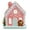 Pink, variant on Mr. Christmas 7 in. Ceramic Gingerbread House - Brown