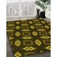 thumbnail image 2 of Ahgly Company Indoor Square Patterned Black Bean Brown Area Rugs, 7' Square, 2 of 6