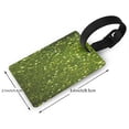 thumbnail image 2 of Sikiie Green Glitter Sparkle Luggage Tags Privacy Cover ID Label Suitcase Tags Identifiers For School Bags,Suitcases, 2 of 7