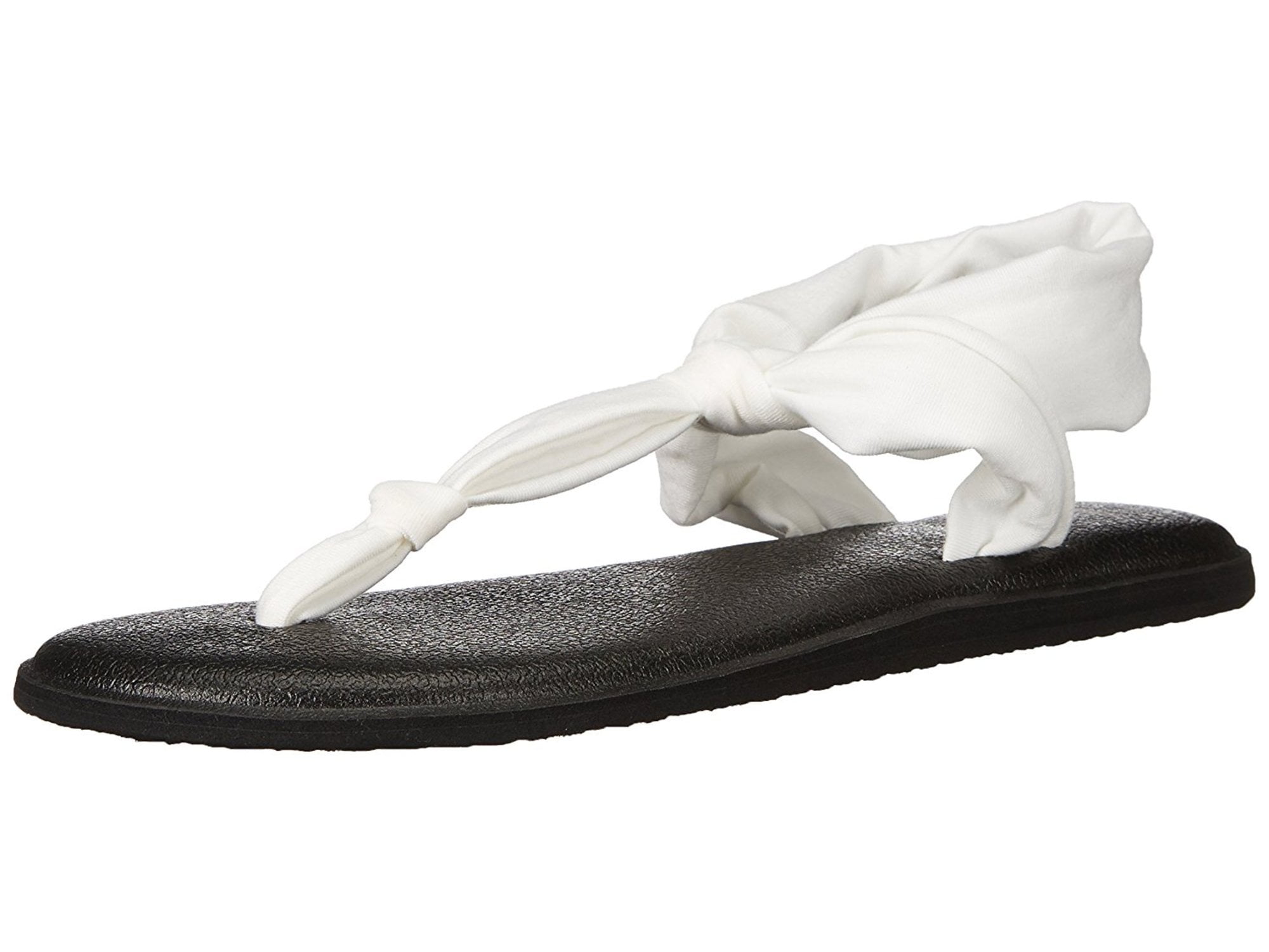 white yoga sandals