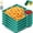 Green-a, variant on OYPGUE 6pcs Plates with Dipping Section, Chip and Dip Built in Dip Cup