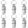 thumbnail image 1 of MasteelfCA 6 Pcs Pet Name Address Label Tag Storage Capsule Shape Collar Hanging Pendant, 1 of 7
