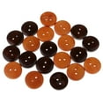 thumbnail image 2 of amagogo 5x20 Pieces Holes Wood Wooden Buttons for Sewing on Clothing 20mm, 2 of 8