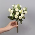 thumbnail image 5 of Pgyong Artificial Flowers for Home Decor, Wedding Bouquets, Wall Centerpieces, Realistic Silk Handheld Floral Arrangements, 5 of 6