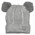 thumbnail image 1 of Gorro Gorro infantil niño y niña Con dos pompones esponjosos de pelo en el interior gorro frio 2023 Deng Xun unisex, 1 of 2