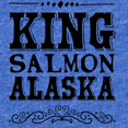 thumbnail image 2 of CafePress - King Salmon Alaska - Cute Infant Baby Football Bodysuit, 2 of 3