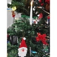 thumbnail image 3 of Advancent Bolas de cristal transparentes con forma de árbol de Navidad, luces LED, velas, decoración para fiestas, ganchos y velas. Kits de decoración para fiestas tipo+5, 3 of 6
