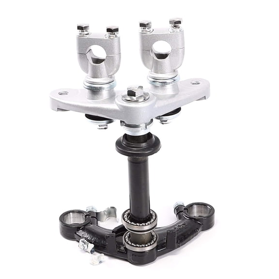 Triple Tree Set Handlebar Riser Mount Clamp Steering Stem Kit for 90B Front Fork Mini Pit Dirt Bike CRF50 XR50 TTR50 PW50 50cc 70cc 90cc 110cc