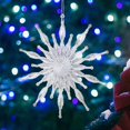 thumbnail image 6 of White Snowflake Ornaments Craft Christmas Decoration for Parties Window Home Style D, 6 of 8
