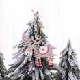 thumbnail image 3 of piezas colgantes de renos de árbol de Navidad colgantes de árbol de Navidad Wo, 3 of 5
