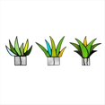 thumbnail image 2 of Atrapasol con Forma de Planta de Simulación, Atrapasol para Decoración del Hogar, Manualidades, Jardín, Patio, Decoración Al Aire Libre, Color Verde, 2 of 10