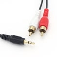 thumbnail image 2 of Cable divisor de audio estéreo en Y Qicheng & Lys de 3,5 mm a 2 RCA de 1,5 m, 2 of 7