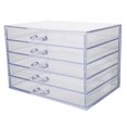 thumbnail image 3 of Topbathy Organizer For Manicure Tools Transparent Storage for Women Home Use 1Pcs, 3 of 6