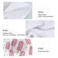 thumbnail image 2 of Yayeee Kitchen Hanging Hand Towels Set of 2 with Loop Bathroom Absorbent Tie Towel, Pink Popsicle Pattern, 2 of 7