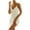 White, variant on IROINNID Sundress For Women Sleeveless Spaghetti Strap Print Summer Above Knee, Mini Dress V-Neck Short Dress