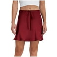 thumbnail image 3 of GEWSEY Women's 20'' Knee Length Skorts Skirts High Waisted Drawstring Long Athletic Tennis Golf Skirt Women , S, 3 of 6