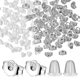 thumbnail image 2 of 200Pcs Earring Backs Anti-allergy Butterfly Earring Clasps Transparent Earring Stoppers for Jewelry Making------Product code 83590, 2 of 3