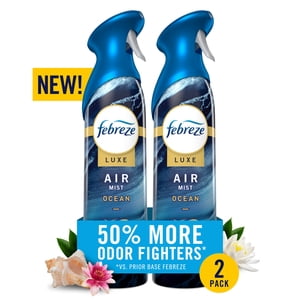 Air Freshener Spray, Ocean Scent, 2 Pack