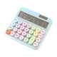 thumbnail image 4 of Calculadora de escritorio, papelería escolar, calculadora estética portátil, calculadora de oficina, calculadora mecánica para jardín de infantes Azul, 4 of 8